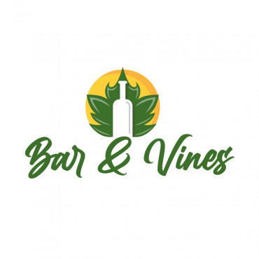 Bar & Vines A Logo, Monogram, or Icon  Draft # 8 by pixellogic