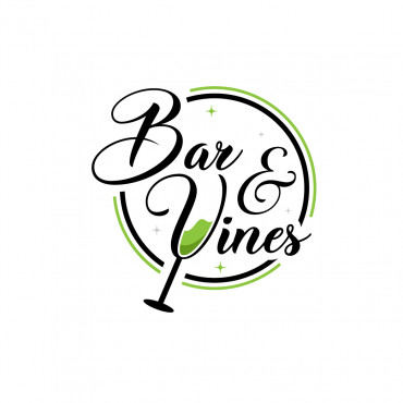 Bar & Vines A Logo, Monogram, or Icon  Draft # 15 by pixellogic