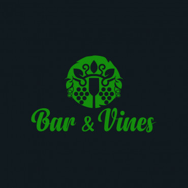 Bar & Vines A Logo, Monogram, or Icon  Draft # 68 by Jennyarts