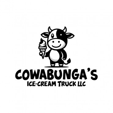 Cowabunga's Ice Cream Truck LLC A Logo, Monogram, or Icon  Draft # 4 by pixellogic