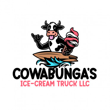 Cowabunga's Ice Cream Truck LLC A Logo, Monogram, or Icon  Draft # 8 by pixellogic