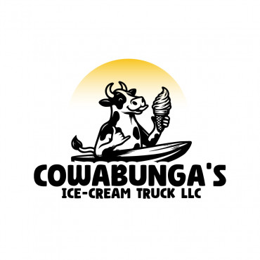 Cowabunga's Ice Cream Truck LLC A Logo, Monogram, or Icon  Draft # 9 by pixellogic