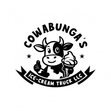 Cowabunga's Ice Cream Truck LLC A Logo, Monogram, or Icon  Draft # 10 by pixellogic