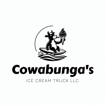 Cowabunga's Ice Cream Truck LLC A Logo, Monogram, or Icon  Draft # 13 by crayon