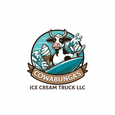 Cowabunga's Ice Cream Truck LLC A Logo, Monogram, or Icon  Draft # 16 by BraxtonTroy