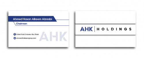 AHK Holdings Business Cards and Stationery  Draft # 13 by luka legend