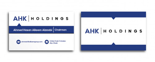 AHK Holdings Business Cards and Stationery  Draft # 14 by luka legend