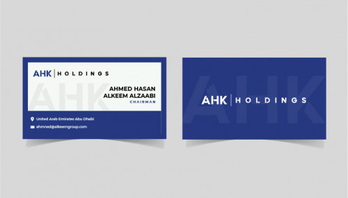 AHK Holdings Business Cards and Stationery  Draft # 30 by kreative