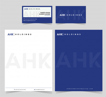 AHK Holdings Business Cards and Stationery  Draft # 31 by kreative