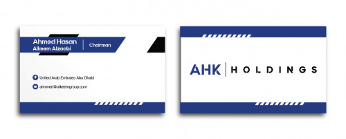 AHK Holdings Business Cards and Stationery  Draft # 43 by luka legend