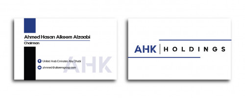 AHK Holdings Business Cards and Stationery  Draft # 44 by luka legend