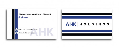 AHK Holdings Business Cards and Stationery  Draft # 47 by luka legend