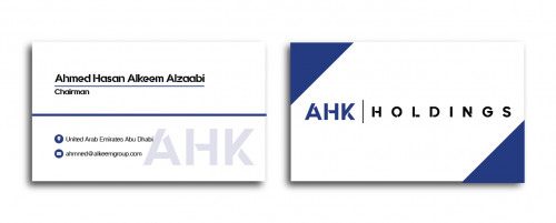 AHK Holdings Business Cards and Stationery  Draft # 49 by luka legend