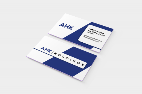 AHK Holdings Business Cards and Stationery  Draft # 50 by pixellogic