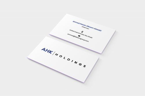AHK Holdings Business Cards and Stationery  Draft # 52 by pixellogic