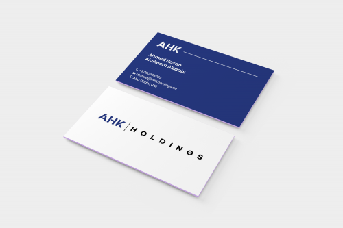 AHK Holdings Business Cards and Stationery  Draft # 56 by pixellogic