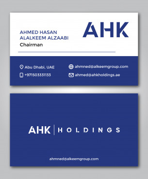 AHK Holdings Business Cards and Stationery  Draft # 61 by crayon