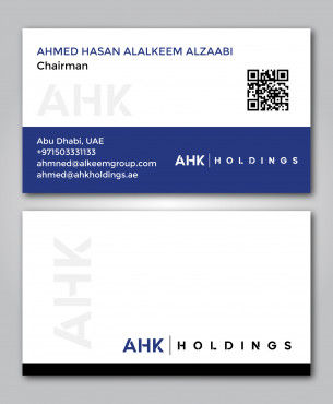 AHK Holdings Business Cards and Stationery  Draft # 63 by crayon