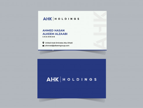 AHK Holdings Business Cards and Stationery  Draft # 66 by kreative