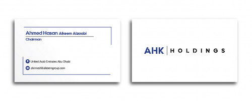AHK Holdings Business Cards and Stationery  Draft # 70 by luka legend