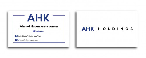 AHK Holdings Business Cards and Stationery  Draft # 72 by luka legend
